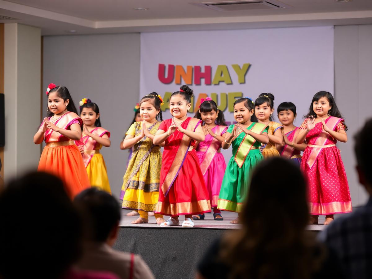 Cultural celebration on stage